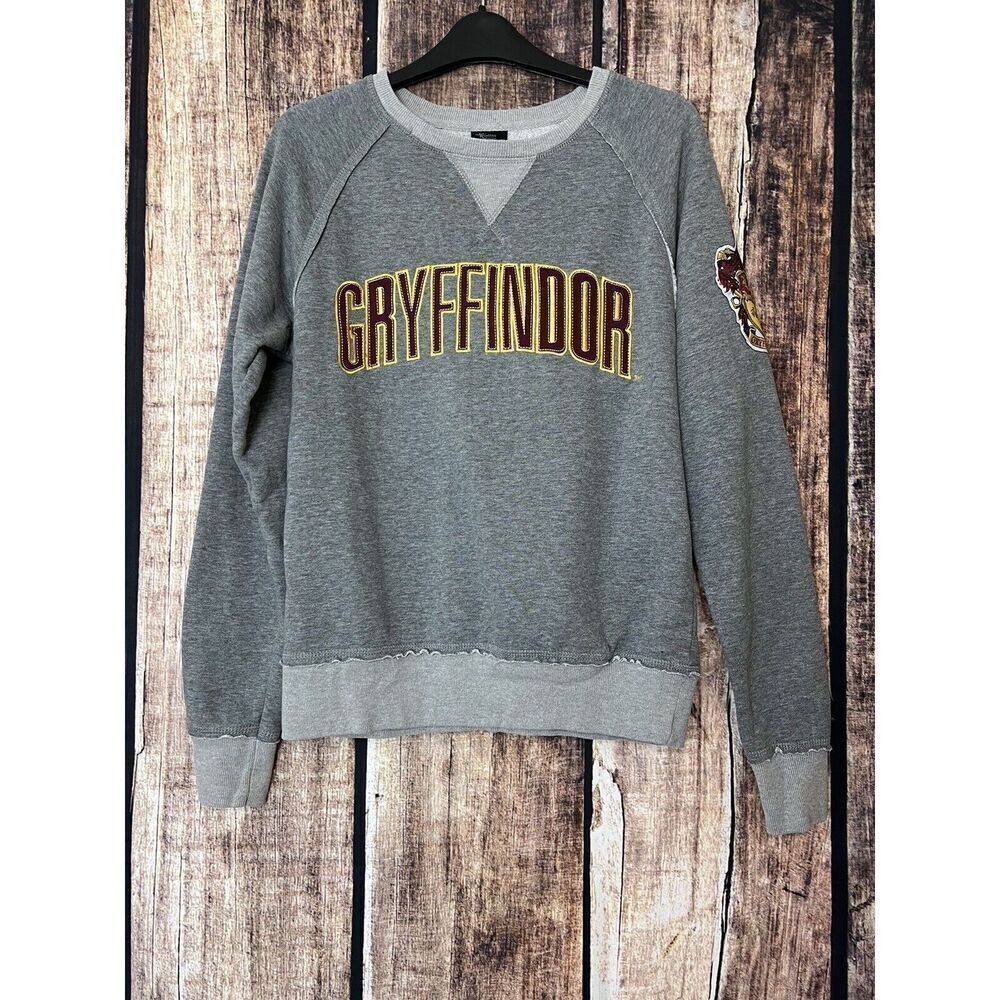 UNIVERSAL STUDIOS Wizarding World Harry Potter Gryffindor Sweatshirt Gray Size S